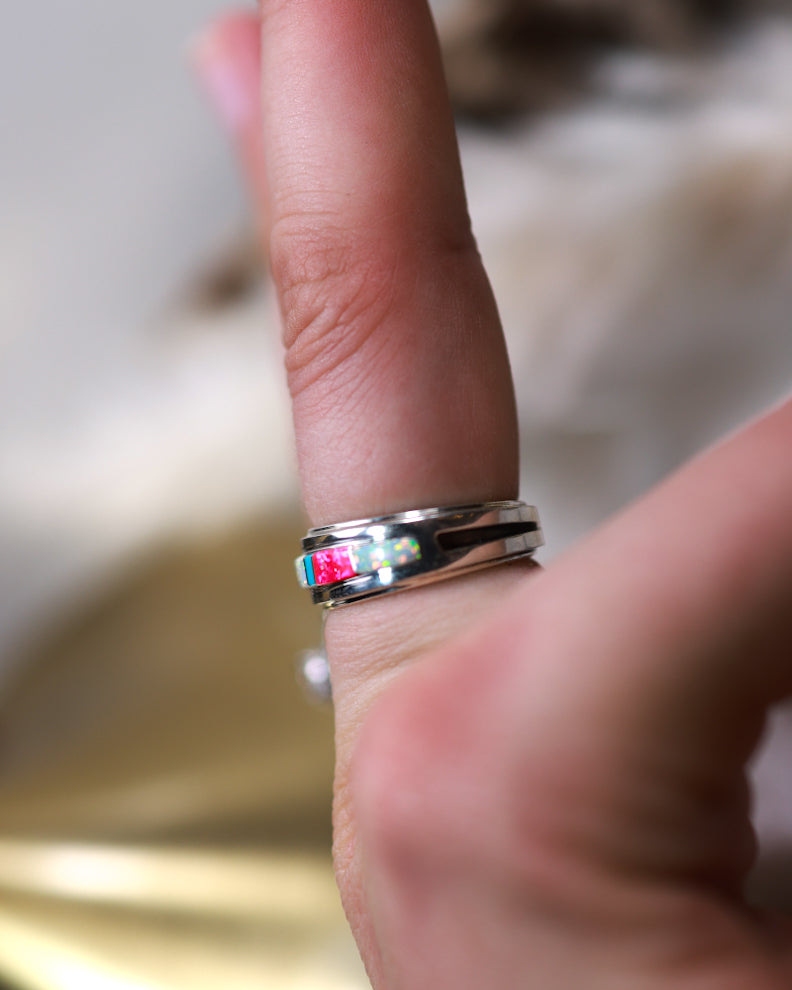 Opal Turquoise Ring | Size 7 - Turquoise Town