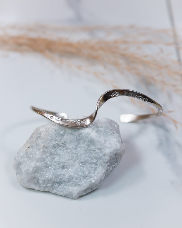 Sterling Silver Cuff - Smokin' Blues Turquoise