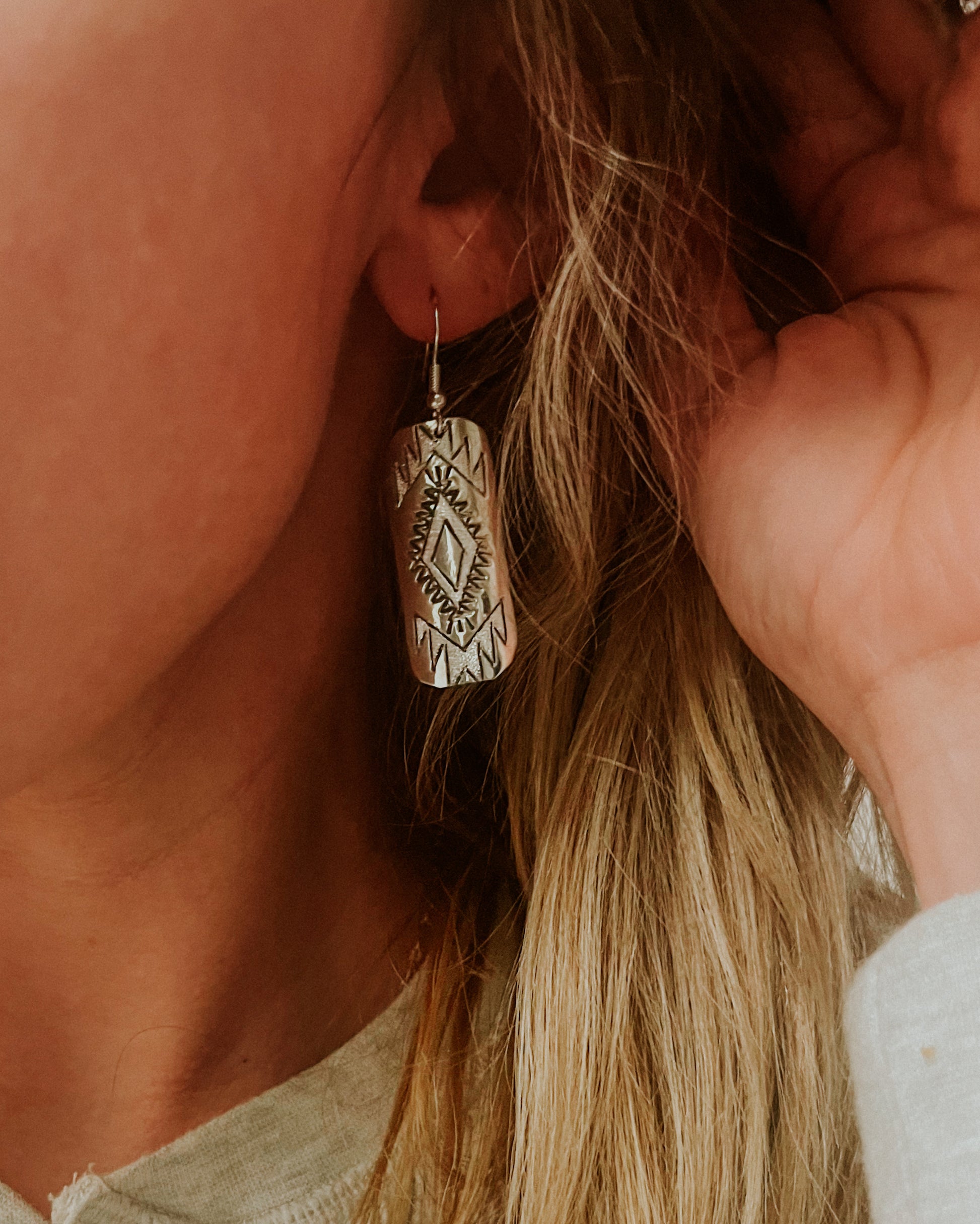Sterling Silver Earrings - Smokin' Blues Turquoise