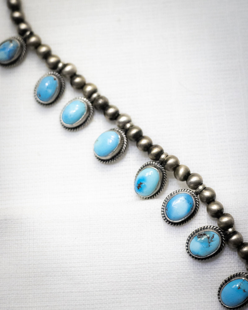 Golden Hills Necklace Set - Smokin' Blues Turquoise