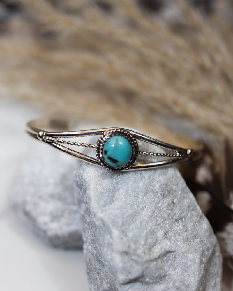 Turquoise Cuff - Smokin' Blues Turquoise