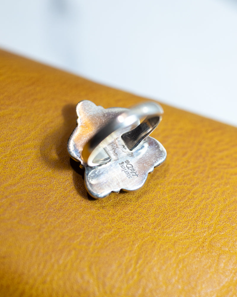 Turquoise Ring | Size 8 - Smokin' Blues Turquoise