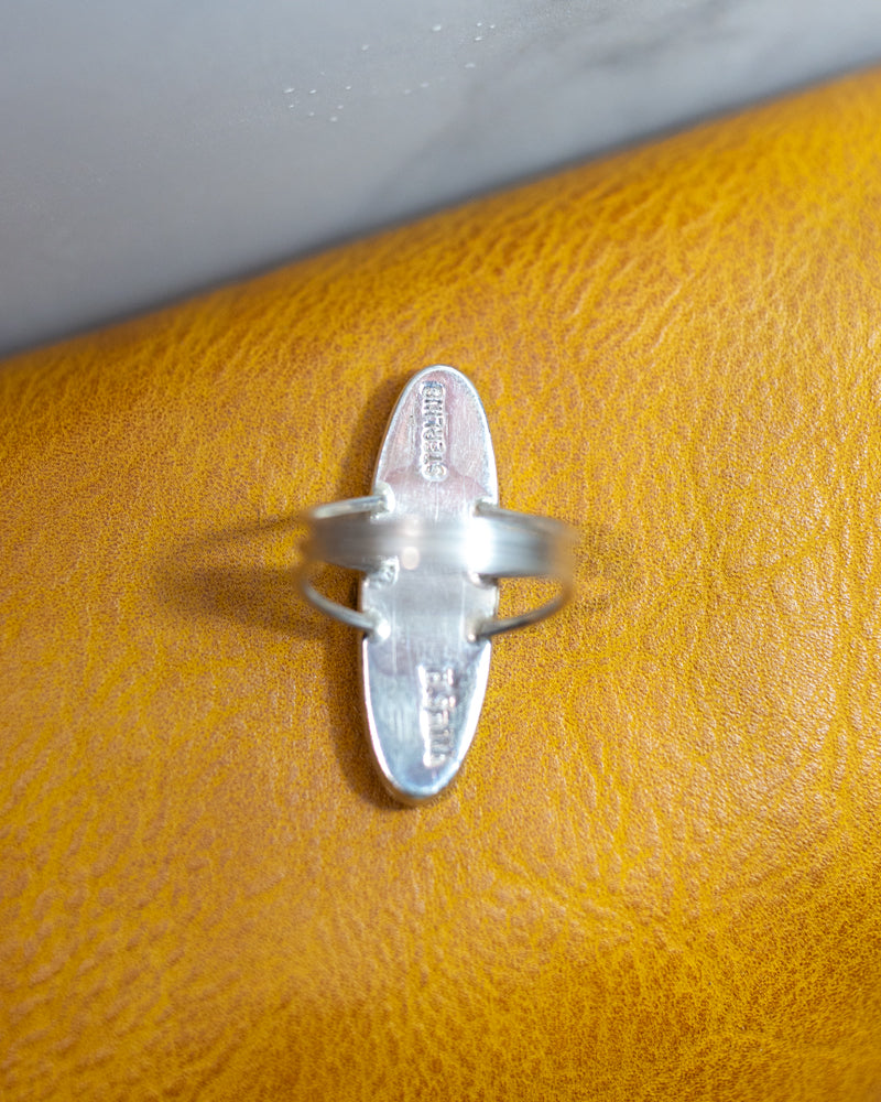 Turquoise Ring | Size 8.5 - Smokin' Blues Turquoise