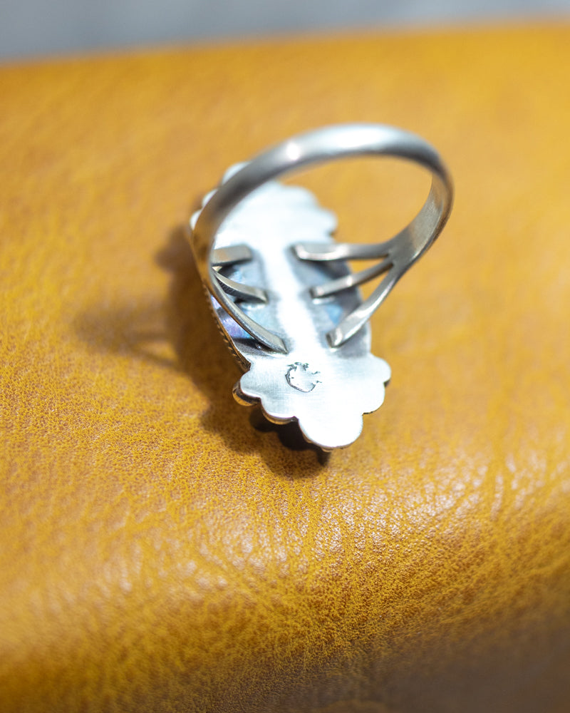 Turquoise Ring | Size 11 - Smokin' Blues Turquoise