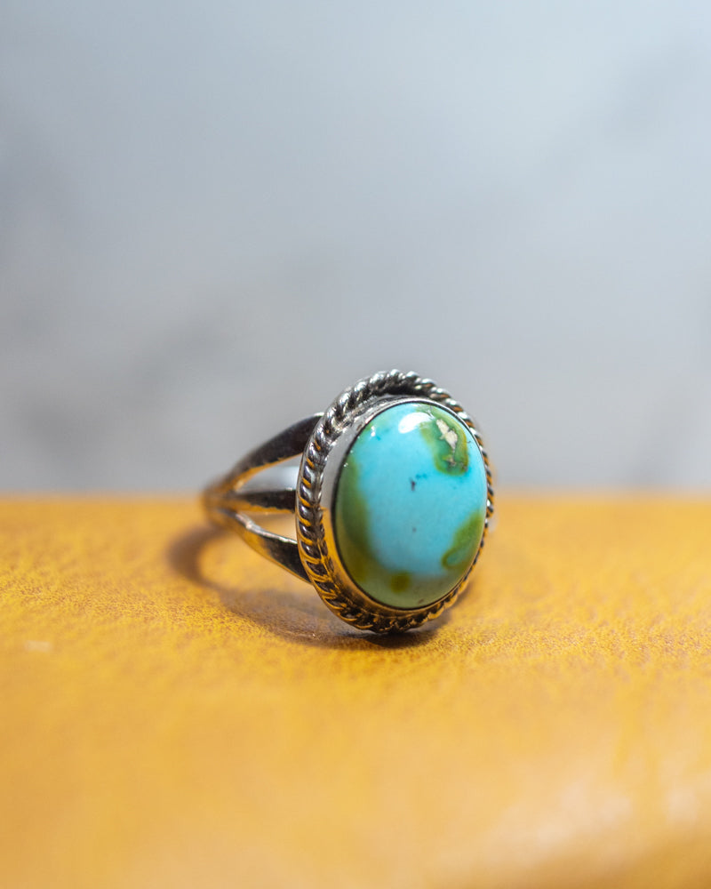 Turquoise Ring | Size 9 - Smokin' Blues Turquoise