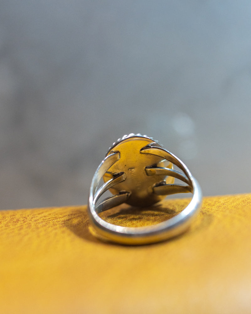 Turquoise Ring | Size 9 - Smokin' Blues Turquoise